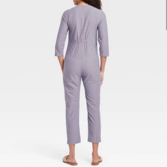 The Nines by HATCH Cropped Jumpsuit - Picture 2 of 9